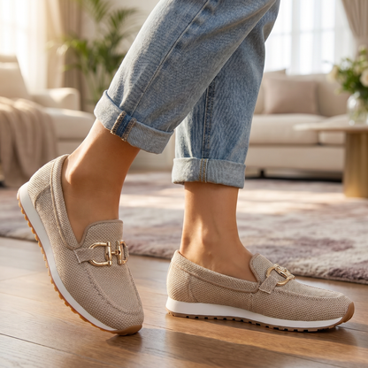 Women's Leather Loafers | Comfortable Orthopedic Slip-On Shoes