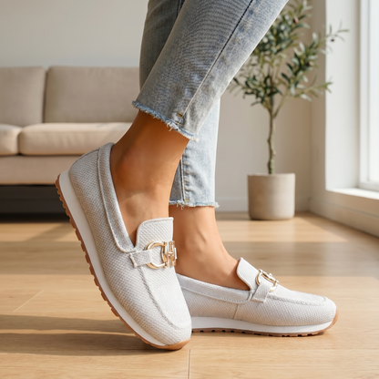 Women's Leather Loafers | Comfortable Orthopedic Slip-On Shoes