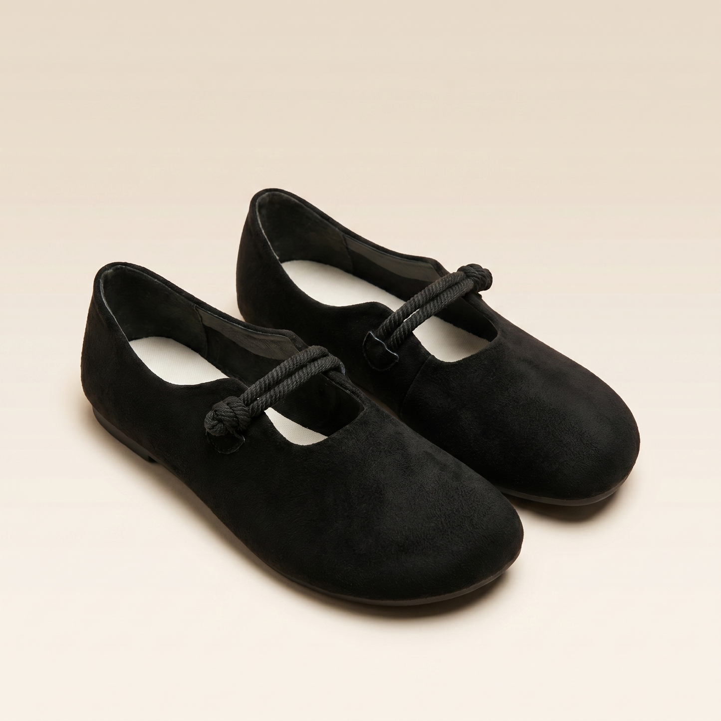 Women's Ergonomic Leather Loafers | Comfortable Black Slip-On Shoes