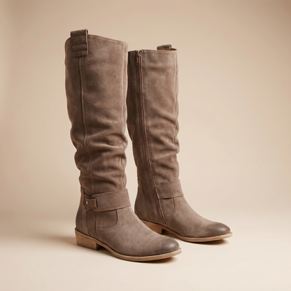 Women's Flexible Leather Boots | Supportive Ankle-Hugging Everyday Footwear