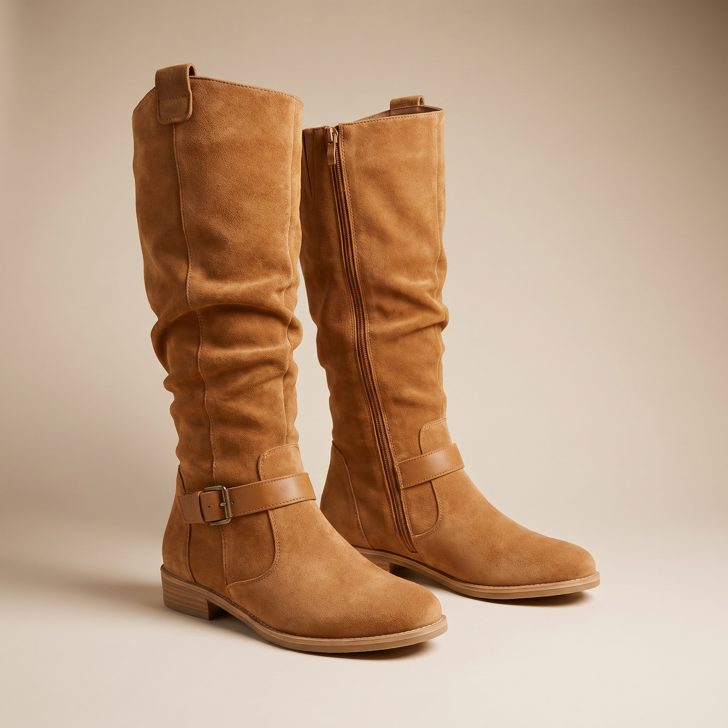 Women's Flexible Leather Boots | Supportive Ankle-Hugging Everyday Footwear