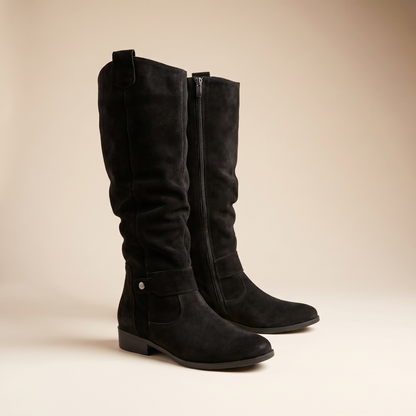 Women's Flexible Leather Boots | Supportive Ankle-Hugging Everyday Footwear