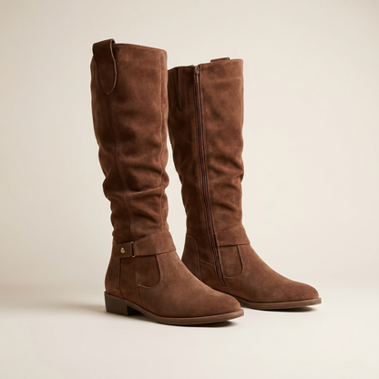 Women's Flexible Leather Boots | Supportive Ankle-Hugging Everyday Footwear