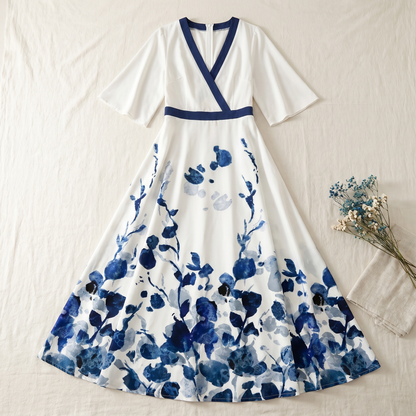 Women's Floral Maxi Dress | Lightweight Flowing Summer Gown
