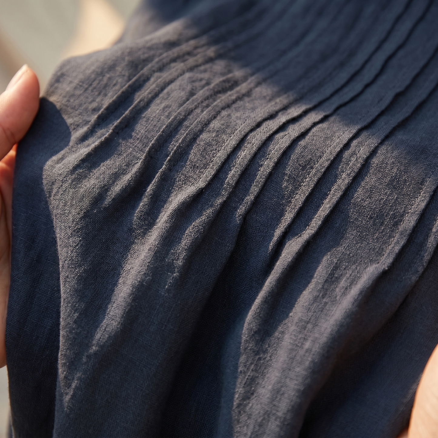 Women's Breathable Day Dress | Relaxed Fit with Pockets | Casual Chic