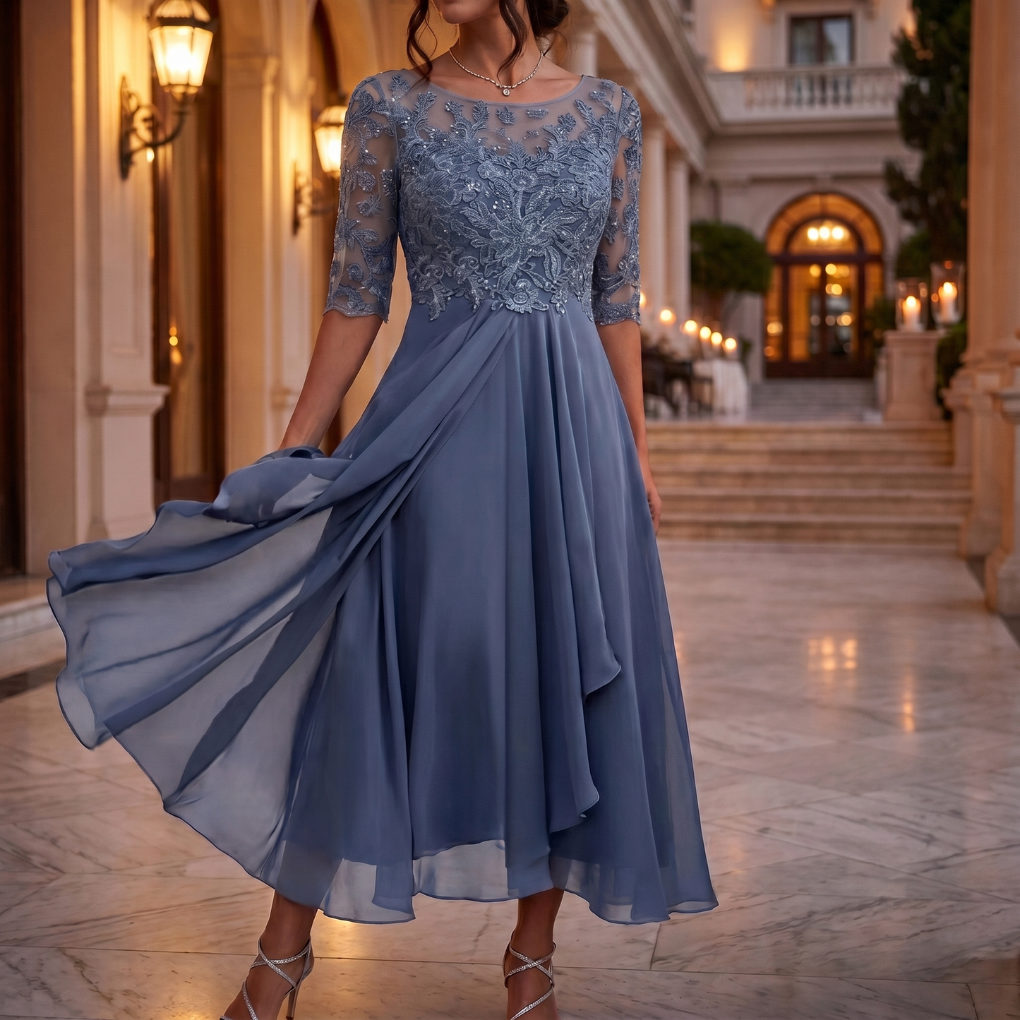 Women's Elegant Lace Dress | Timeless Cocktail Dress for Special Occasions