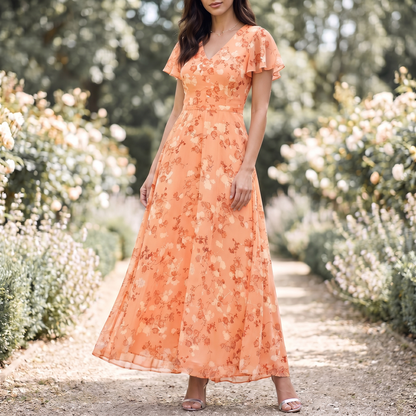 Women's Elegant Midi Dress | Flattering Comfortable Formal Attire