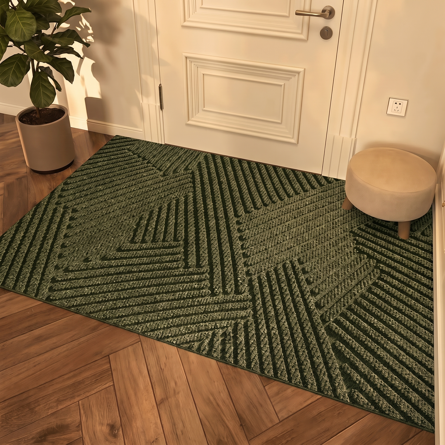 Non-Slip Indoor Door Mat | Durable Polypropylene | Dirt-Trapping Entrance Mat