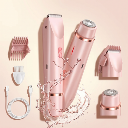 Hair Trimmer with Waterproof Design | Gentle Grooming for Body and Face