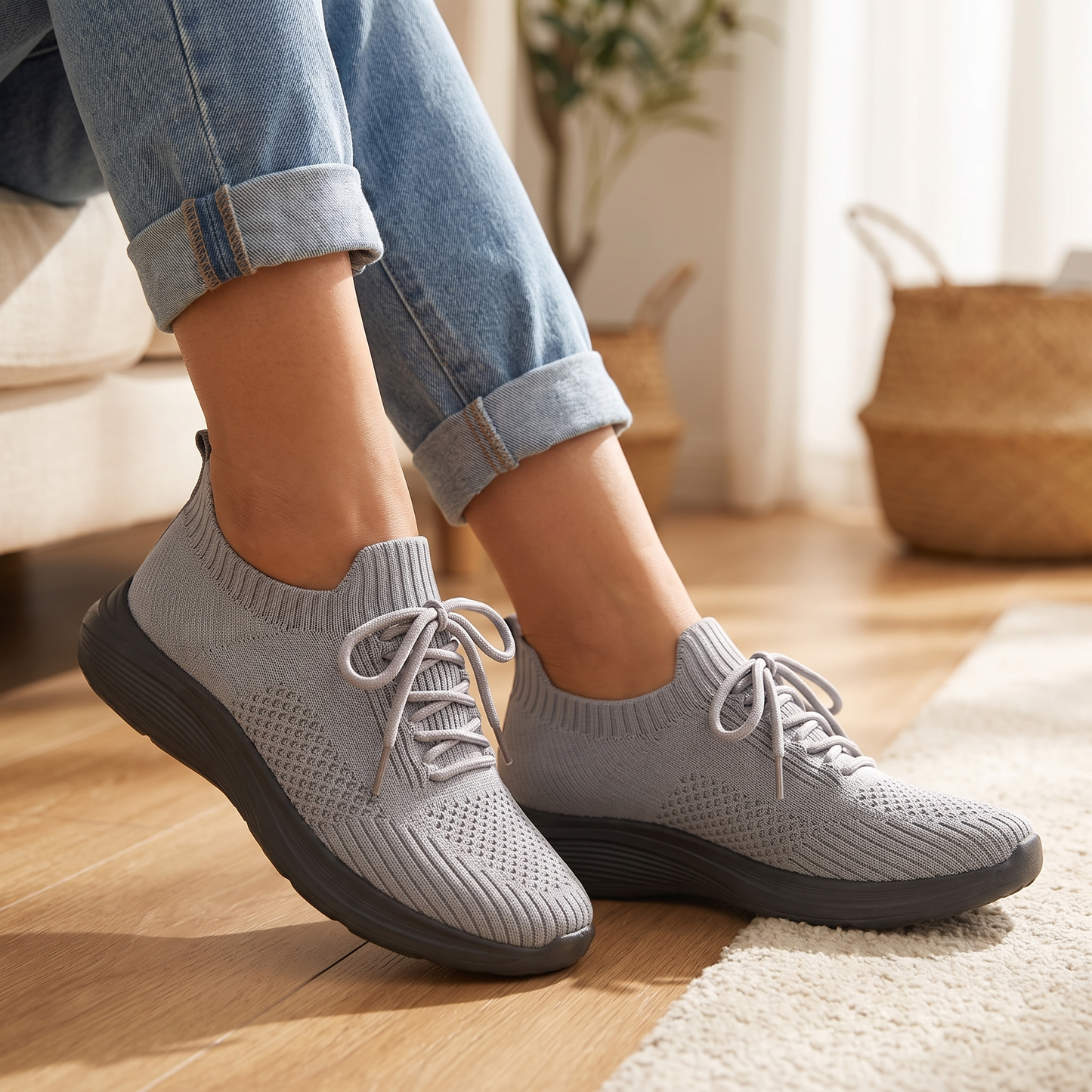 Women's Orthopedic Sneakers | Memory Foam | Suitable for Swollen Feet & Diabetes