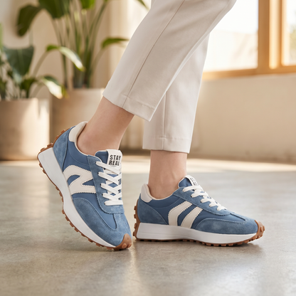 Retro Platform Sneakers | Chunky Sole | Breathable Casual Trainers