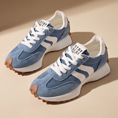 Retro Platform Sneakers | Chunky Sole | Breathable Casual Trainers