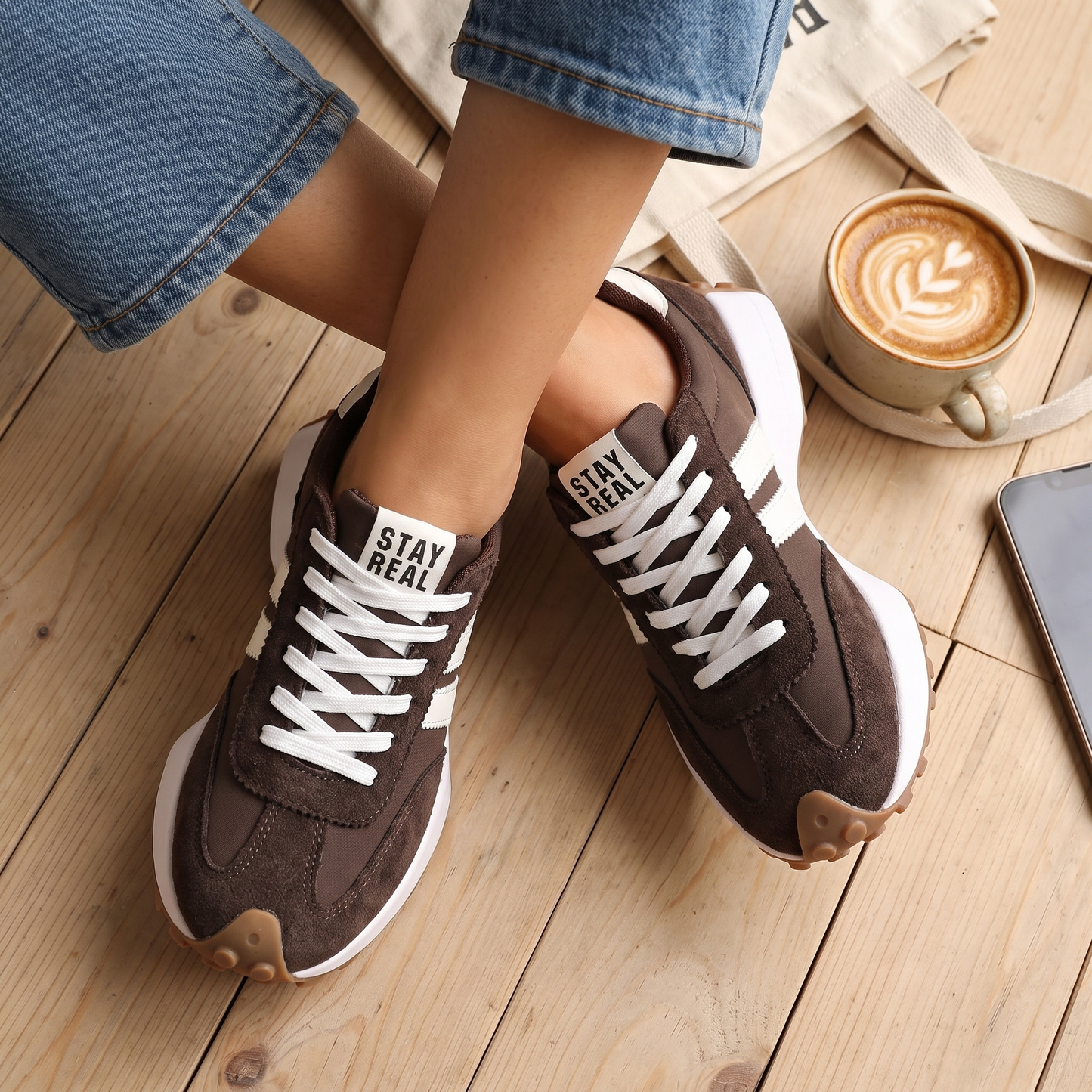 Retro Platform Sneakers | Chunky Sole | Breathable Casual Trainers