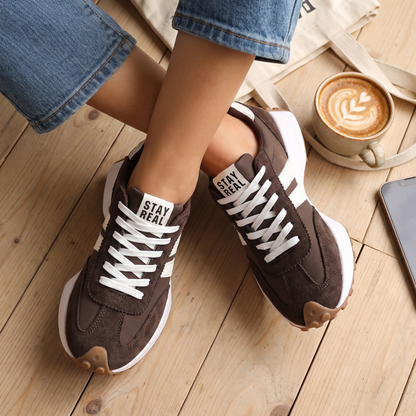 Retro Platform Sneakers | Chunky Sole | Breathable Casual Trainers