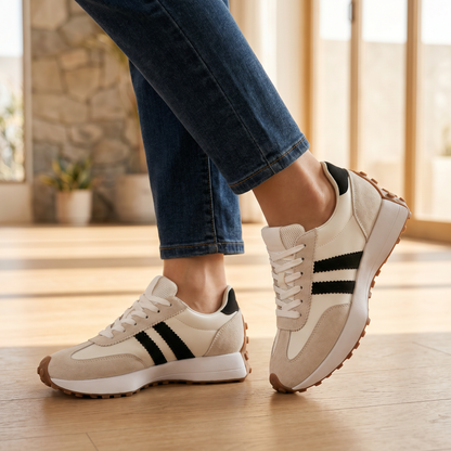 Retro Platform Sneakers | Chunky Sole | Breathable Casual Trainers