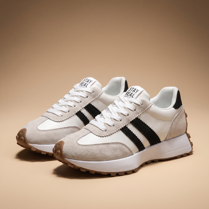 Retro Platform Sneakers | Chunky Sole | Breathable Casual Trainers