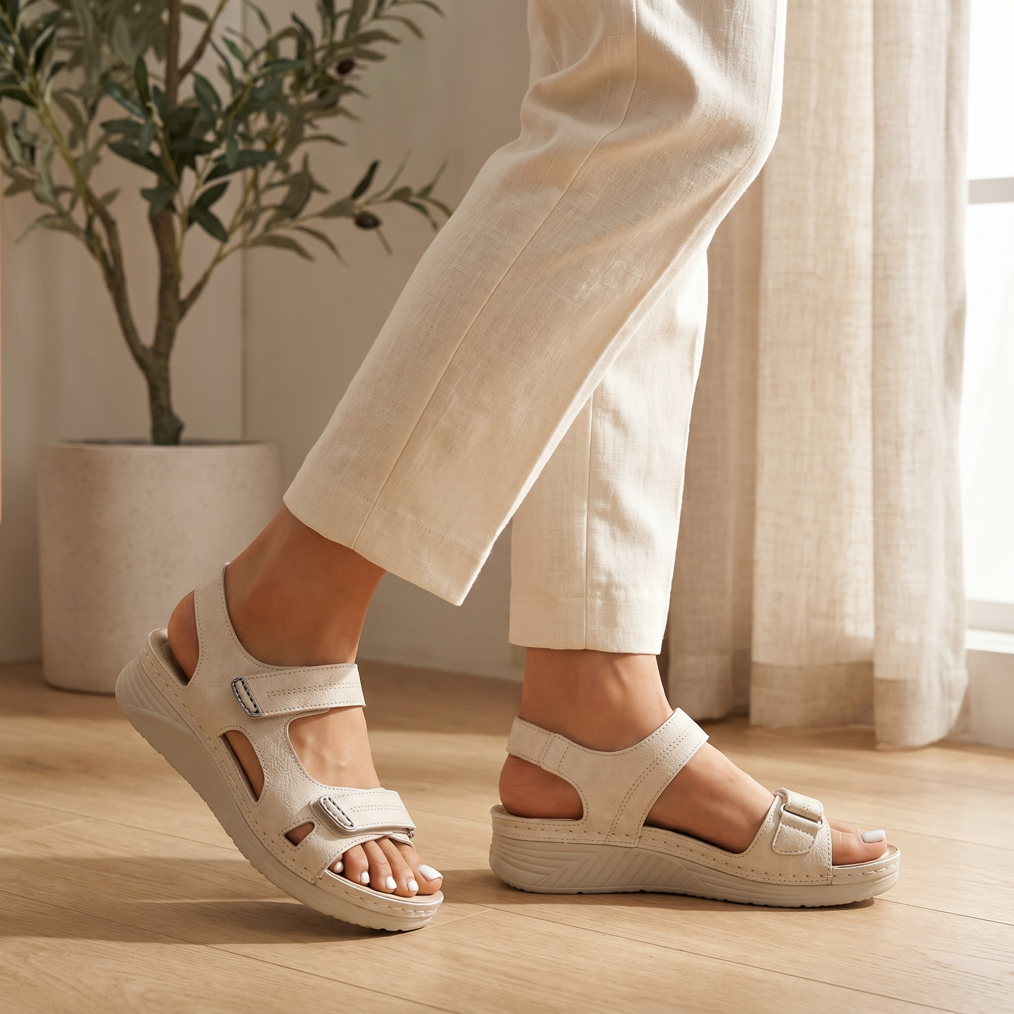 Everyday Women's Orthopedic Sandals | Cushioned Adjustable Strap
