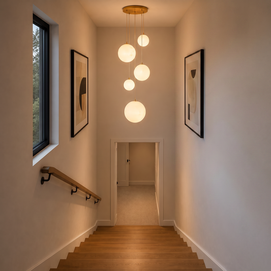 OpalineSphere | Modern Elegant LED Designer Chandelier Light Fixture