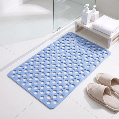 Silicone Non-Slip Shower Mat with Hygienic Design for Safe Bathing