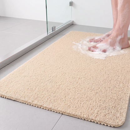 Safe Shower Mat | Non-Slip Bath Mat with Microban Technology | Soft & Hygienic for Safe Bathing