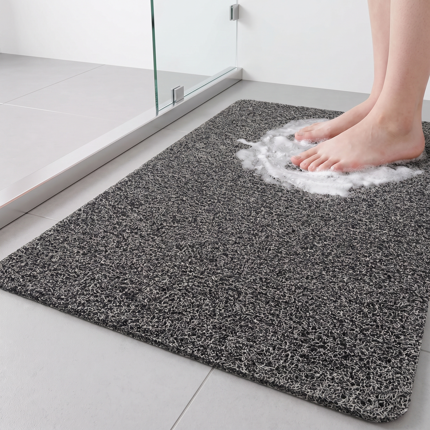 Comfort Grip | Non Slip Shower Mat with Grippy Base & Breathable Design for Safety and Comfort