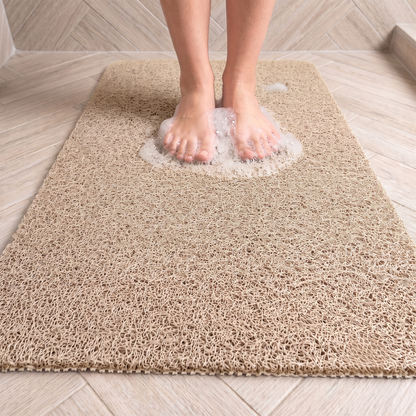 ComfortFlow | Non Slip Bath Mat with Quick-Draining Design | Soft Cushioned Surface for Safety and Comfort
