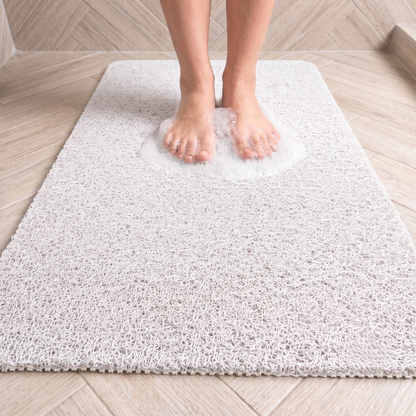 ComfortFlow | Non Slip Bath Mat with Quick-Draining Design | Soft Cushioned Surface for Safety and Comfort