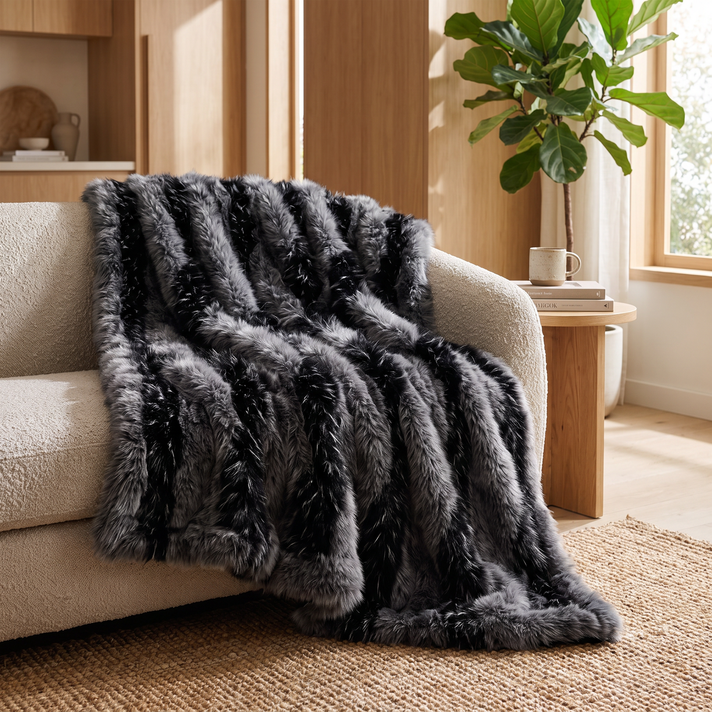 Lorne Collection | Faux Fur Blanket with Ultra-Soft Texture | Cozy Comfort for All Seasons