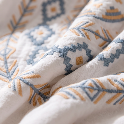 Boho Elegance | Cotton Throw Blanket with Mandala Design | Multi-Purpose Comfort for Home Decor