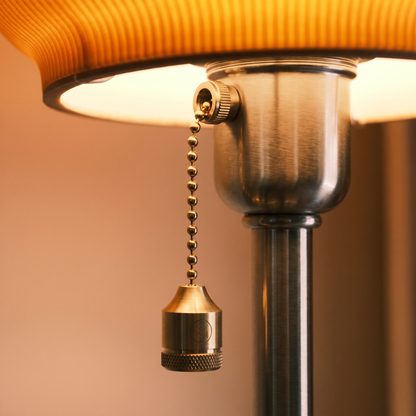 Stylish Modern Oval Standing Desk Lamp with Warm Glow