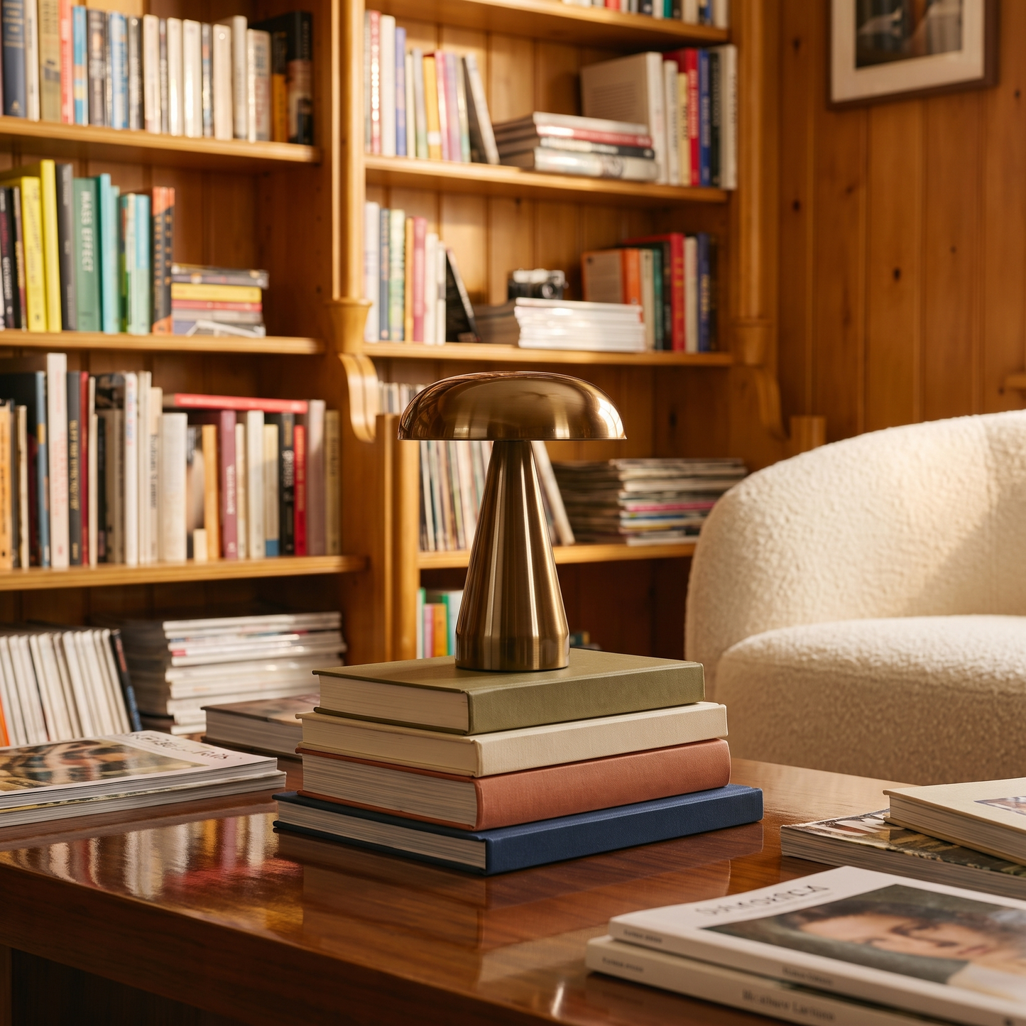 Elegant Portable Touch-Controlled Metal Table Lamp