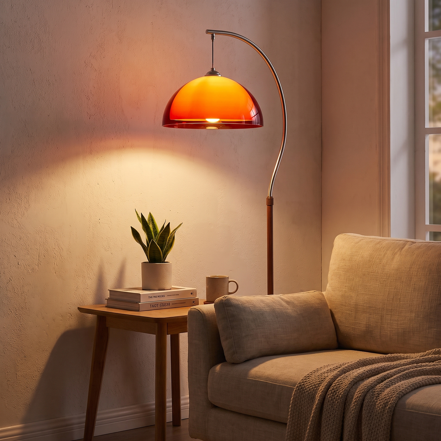 Stylish Vintage Double Shade Floor Lamp for Cozy Ambiance