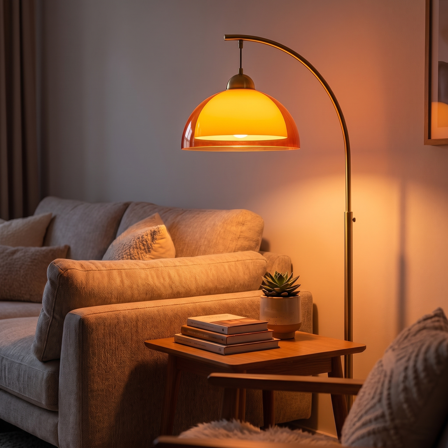 Stylish Vintage Double Shade Floor Lamp for Cozy Ambiance