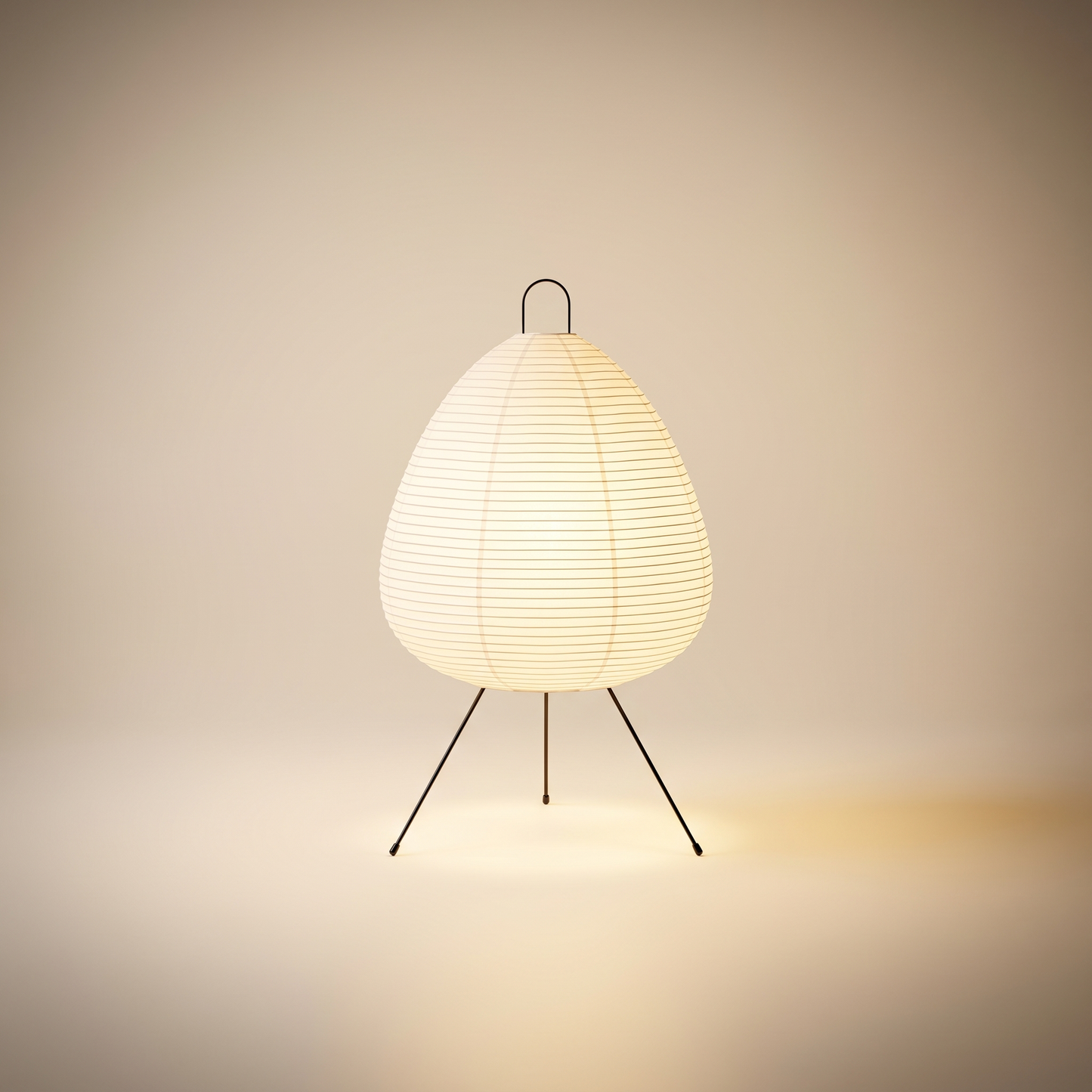 Elegant Minimalist Rice Paper Table Lamp for Bedside or Desk