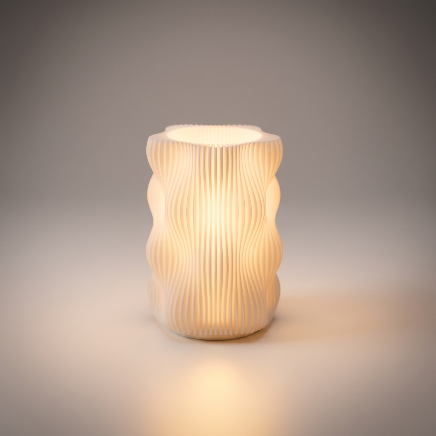 AquaGlow | Elegant Soft White Bubble Bedside Table Lamp for Cozy Ambiance