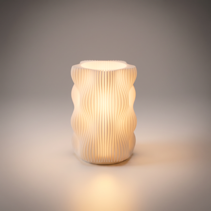 AquaGlow | Elegant Soft White Bubble Bedside Table Lamp for Cozy Ambiance