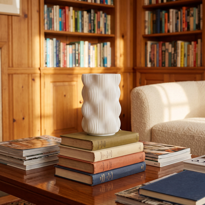 AquaGlow | Elegant Soft White Bubble Bedside Table Lamp for Cozy Ambiance