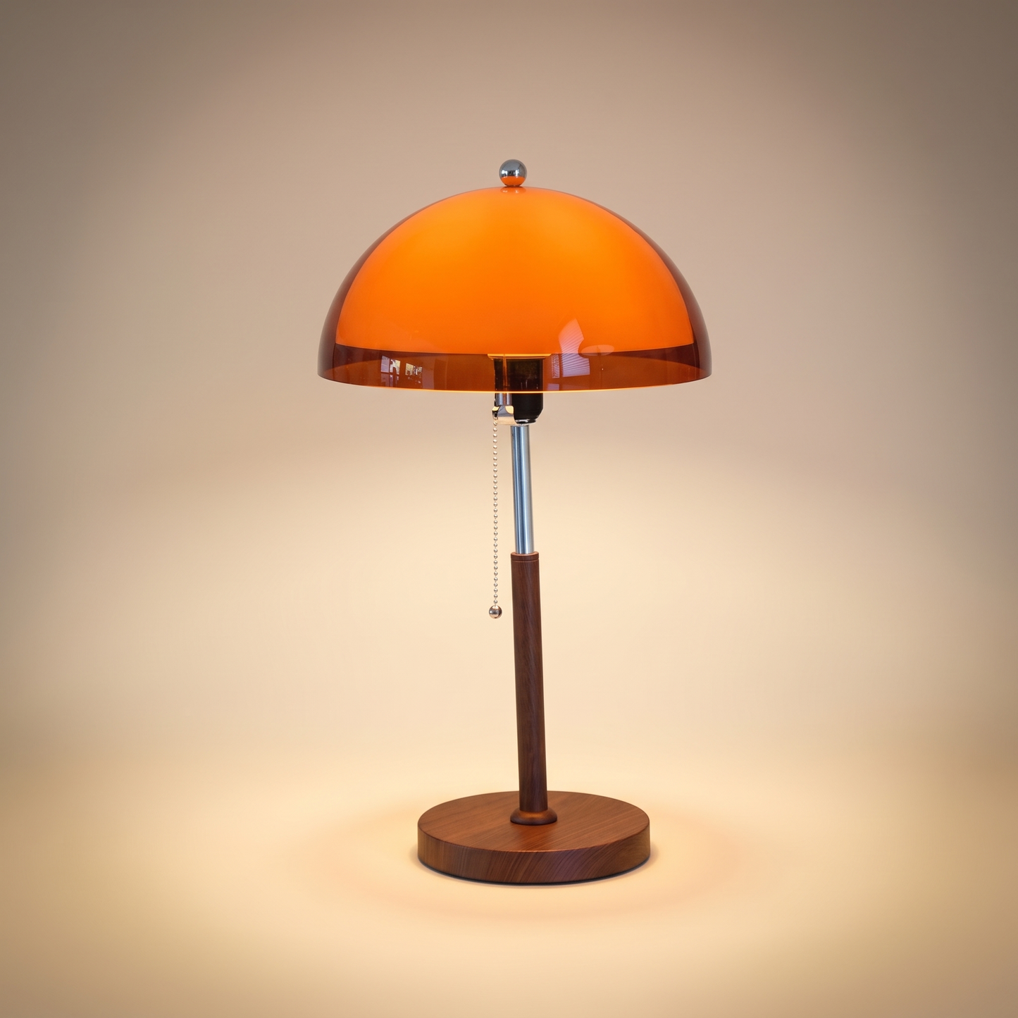 Chic Retro Double Dome Bedside Table Lamp for Ambient Lighting