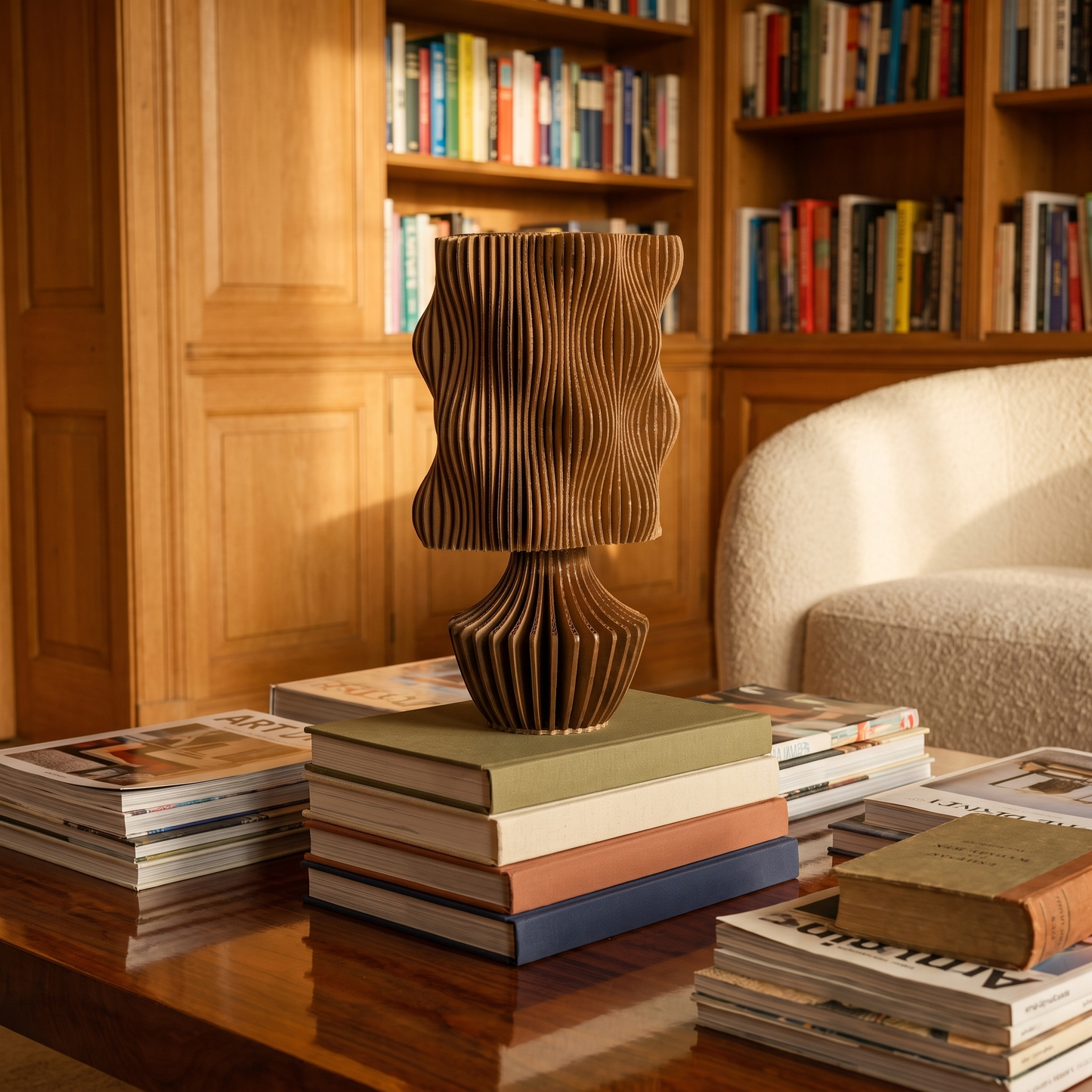 CafèGlow | Cozy Warm-Toned Ambient Bedside Table Lamp for Relaxation