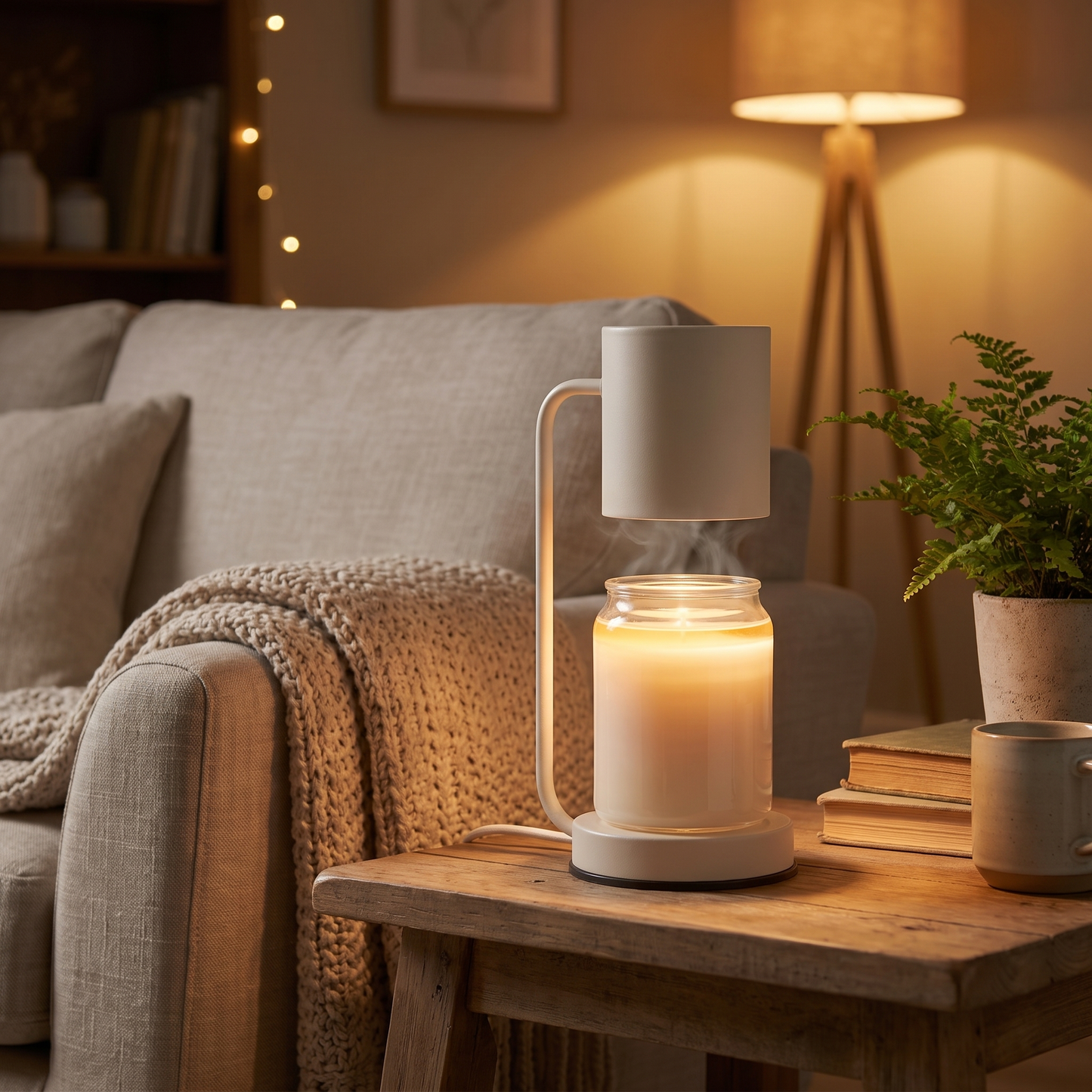 HelioGlow | Elegant Dimming Candle Warmer Lamp for Lasting Fragrance
