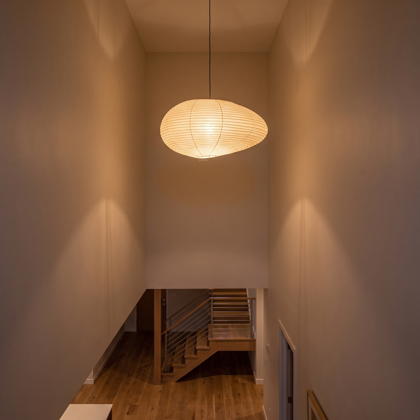 AkariGlow | Elegant Adjustable Rice Paper Kitchen Pendant Lighting