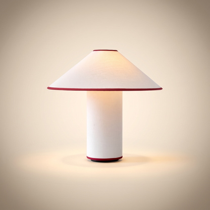 ColetteLuxe | Elegant Japanese Style Linen Table Lamp for Bedroom Lighting