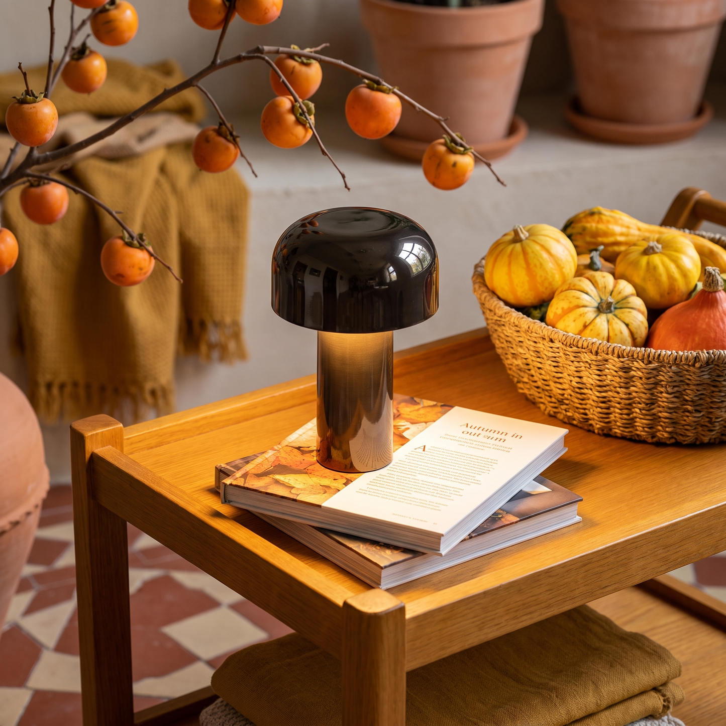 LunaGlow | Stylish Cordless USB Rechargeable Table Lamp for Indoor Outdoor Use