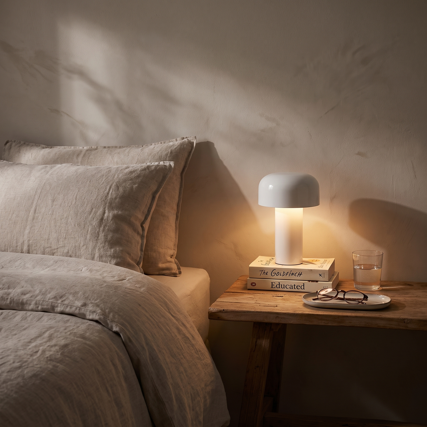 LunaGlow | Stylish Cordless USB Rechargeable Table Lamp for Indoor Outdoor Use